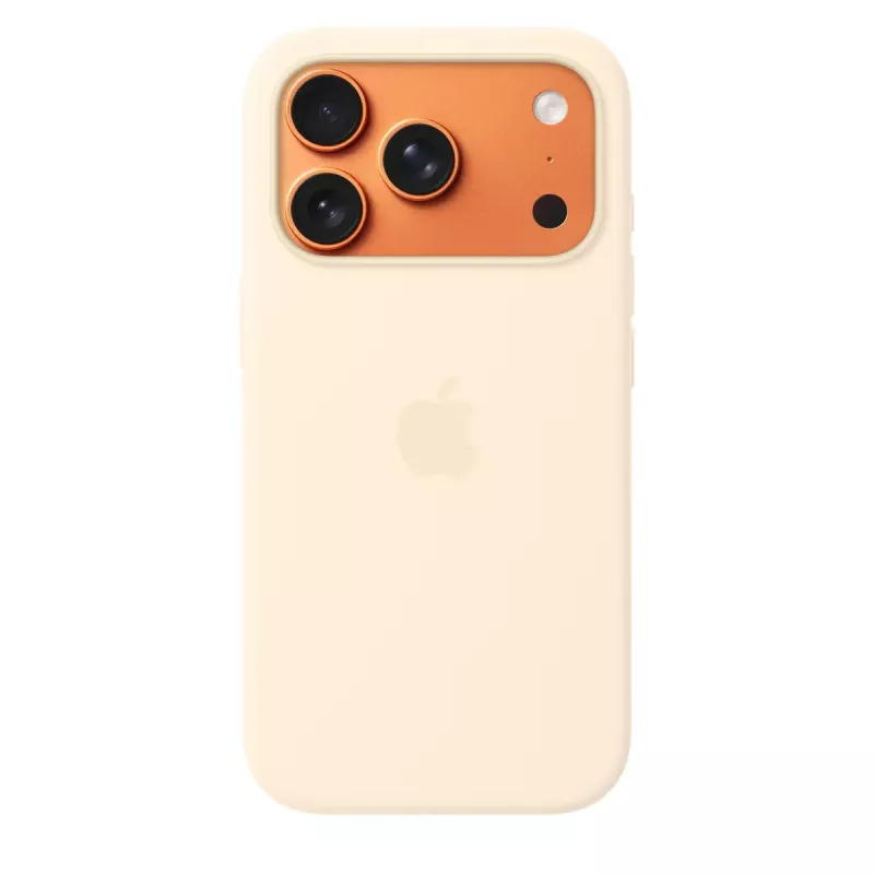 Silicone Case with MagSafe for Apple iPhone 17 Pro — Vanilla, fits 16 cm (6.3 inch) screen