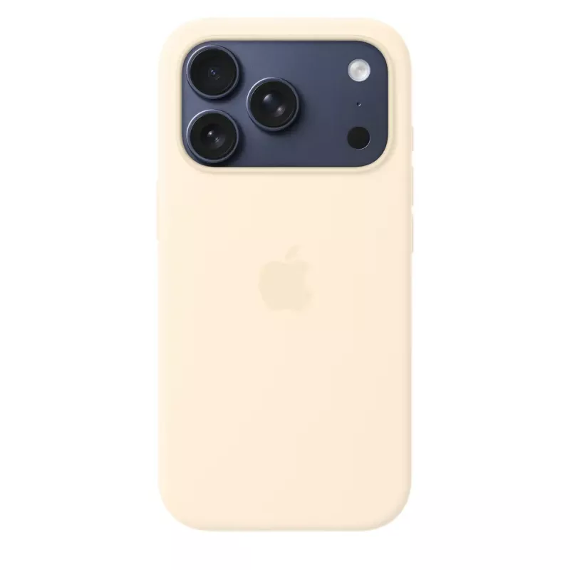 Silicone Case with MagSafe for Apple iPhone 17 Pro — Vanilla, fits 16 cm (6.3 inch) screen