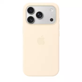 Silicone Case with MagSafe for Apple iPhone 17 Pro — Vanilla, fits 16 cm (6.3 inch) screen