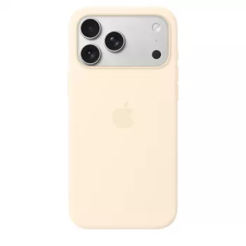 Silicone Case with MagSafe for Apple iPhone 17 Pro Max — Vanilla, fits 17.5 cm (6.9 inch) screen