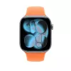 Sport Band for Apple Watch 46mm — Clementine (Orange), Size S/M, wrist 140–190 mm