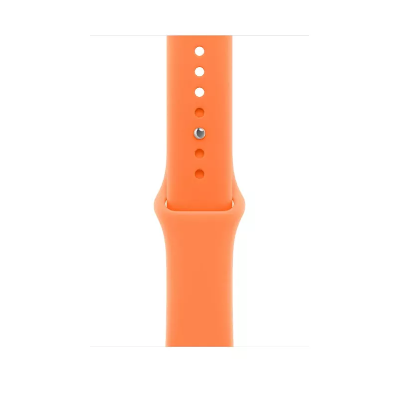 Sport Band for Apple Watch 46mm — Clementine (Orange), Size S/M, wrist 140–190 mm