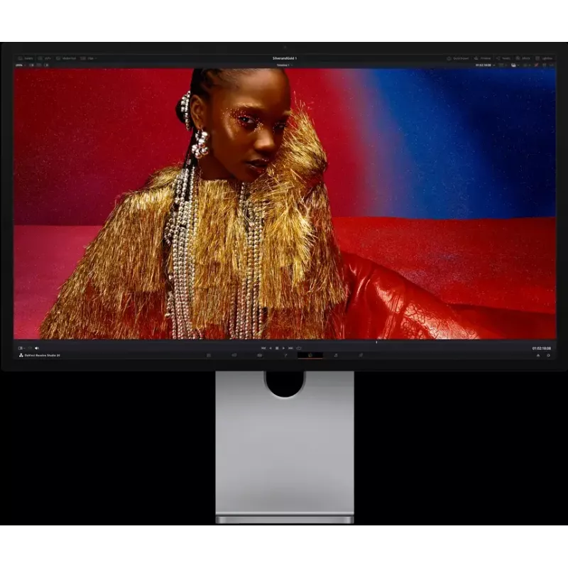 Monitor Apple Studio Display XDR — 27 inch 5K (5120×2880), LED, nano-texture glass, tilt & height-adjustable stand, silver