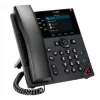 HP Poly VVX 350 6-Line IP Phone and PoE-enabled, IP Phone, Black, Wired handset, 6 lines, LCD, 8.89 cm (3.5 inch)