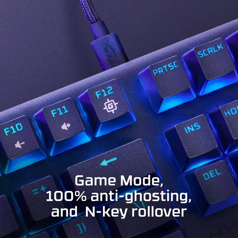 HyperX Alloy Origins Core PBT HX Aqua - Mechanical Gaming Keyboard