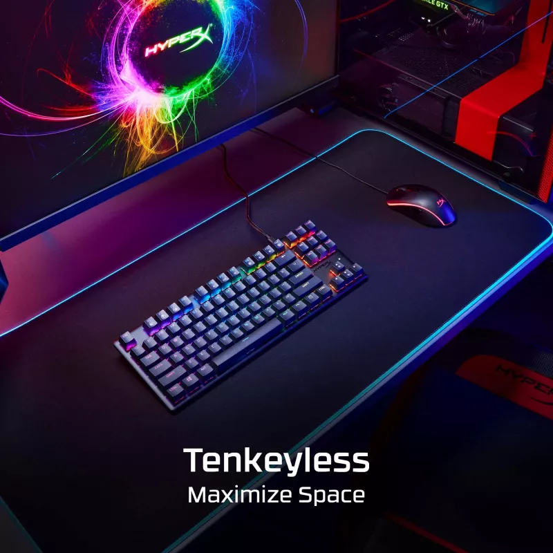 HyperX Alloy Origins Core PBT HX Aqua - Mechanical Gaming Keyboard