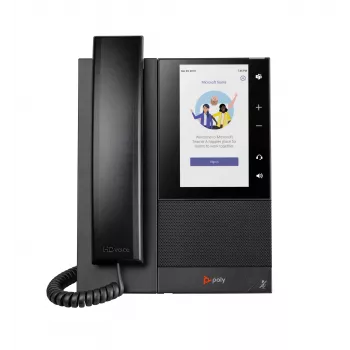 HP Poly CCX 505 Business Media Phone for Microsoft Teams and PoE-enabled
