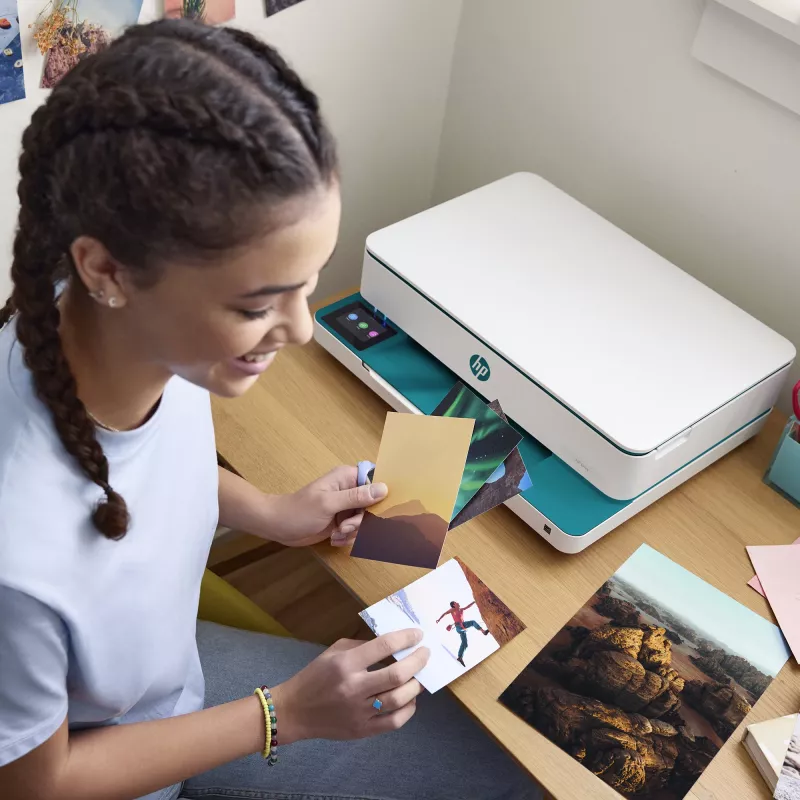 HP ENVY 6122e Wireless All-in-One Color Printer, Instant Ink; Photo printing