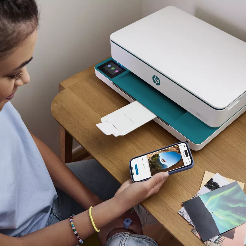 HP ENVY 6122e Wireless All-in-One Color Printer, Instant Ink; Photo printing