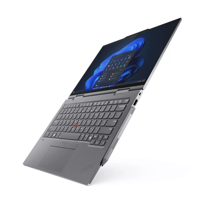 Lenovo ThinkPad X1 2-in-1 Gen 9 Intel Core Ultra 7 155U Hybrid (2-in-1) 35.6 cm (14 inch) Touchscreen WUXGA 16 GB LPDDR5x-SDRAM 512 GB SSD Wi-Fi 6E (802.11ax) Windows 11 Pro German Grey