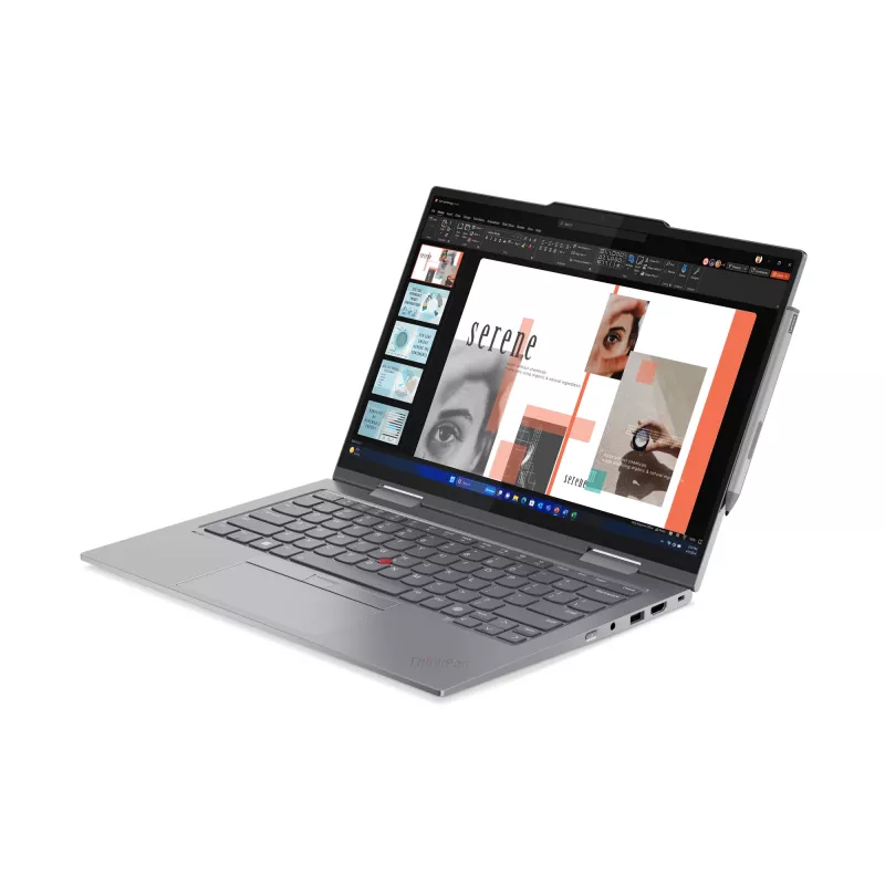 Lenovo ThinkPad X1 2-in-1 Gen 9 Intel Core Ultra 7 155U Hybrid (2-in-1) 35.6 cm (14 inch) Touchscreen WUXGA 16 GB LPDDR5x-SDRAM 512 GB SSD Wi-Fi 6E (802.11ax) Windows 11 Pro German Grey