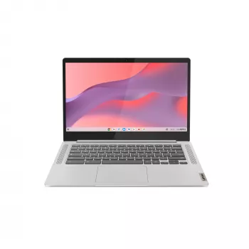 Lenovo IdeaPad Slim 3 Chrome 14M868 MediaTek Kompanio 520 Chromebook 35.6 cm (14 inch) Full HD 4 GB LPDDR4x-SDRAM 128 GB eMMC Wi-Fi 6 (802.11ax) ChromeOS German Grey
