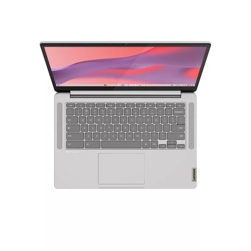 Lenovo IdeaPad Slim 3 Chrome 14M868 MediaTek Kompanio 520 Chromebook 35.6 cm (14 inch) Full HD 4 GB LPDDR4x-SDRAM 128 GB eMMC Wi-Fi 6 (802.11ax) ChromeOS German Grey