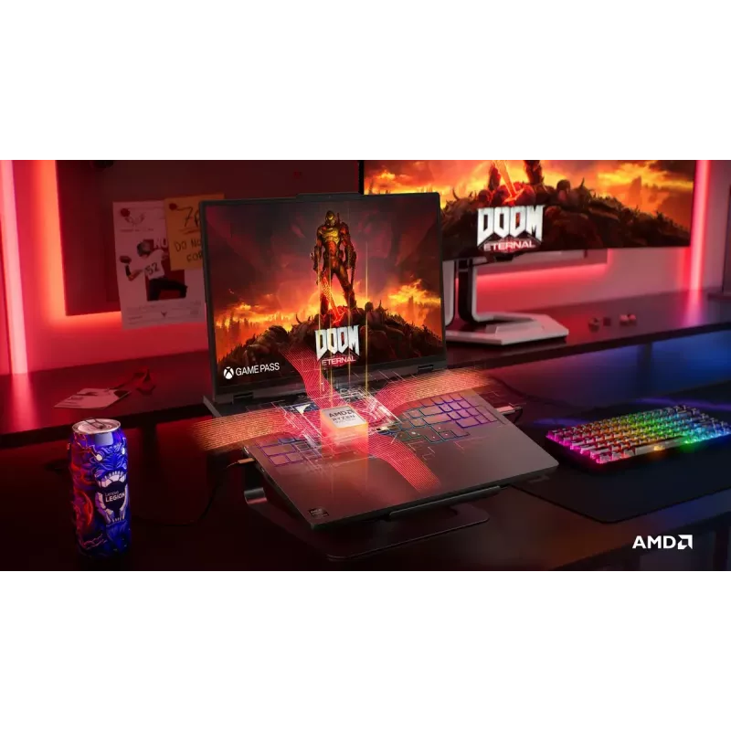 Laptop Lenovo Legion Pro 5 16 WQXGA – AMD Ryzen 9 9955HX, 32GB RAM, 1TB SSD, NVIDIA RTX 5070 8GB, Windows 11 Home