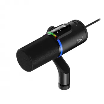 HyperX FlipCast - USB/XLR Dynamic Microphone (Black), Dynamic microphone, -10 dB, 20 - 20000 Hz, 0.05%, 1 Ω, 192 kHz