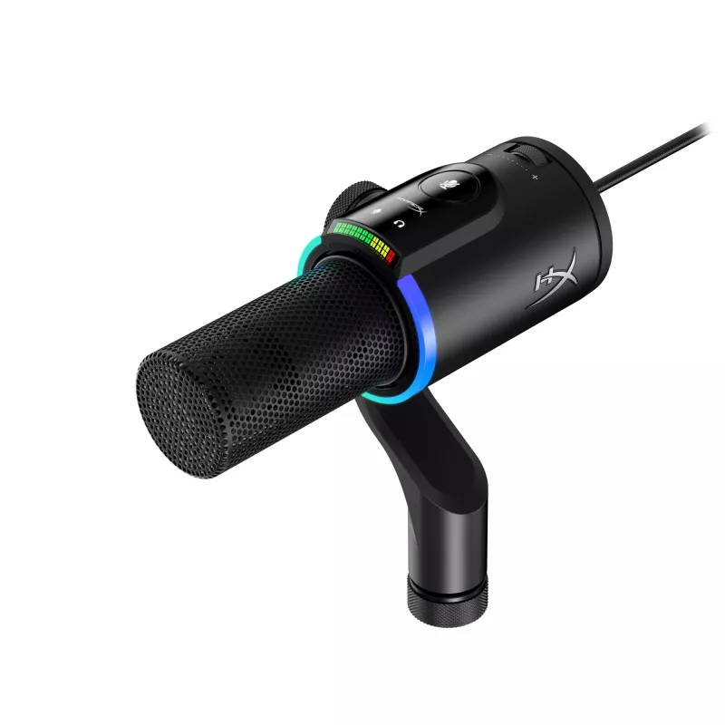 HyperX FlipCast - USB/XLR Dynamic Microphone (Black), Dynamic microphone, -10 dB, 20 - 20000 Hz, 0.05%, 1 Ω, 192 kHz