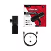 HyperX FlipCast - USB/XLR Dynamic Microphone (Black), Dynamic microphone, -10 dB, 20 - 20000 Hz, 0.05%, 1 Ω, 192 kHz