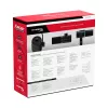 HyperX FlipCast - USB/XLR Dynamic Microphone (Black), Dynamic microphone, -10 dB, 20 - 20000 Hz, 0.05%, 1 Ω, 192 kHz