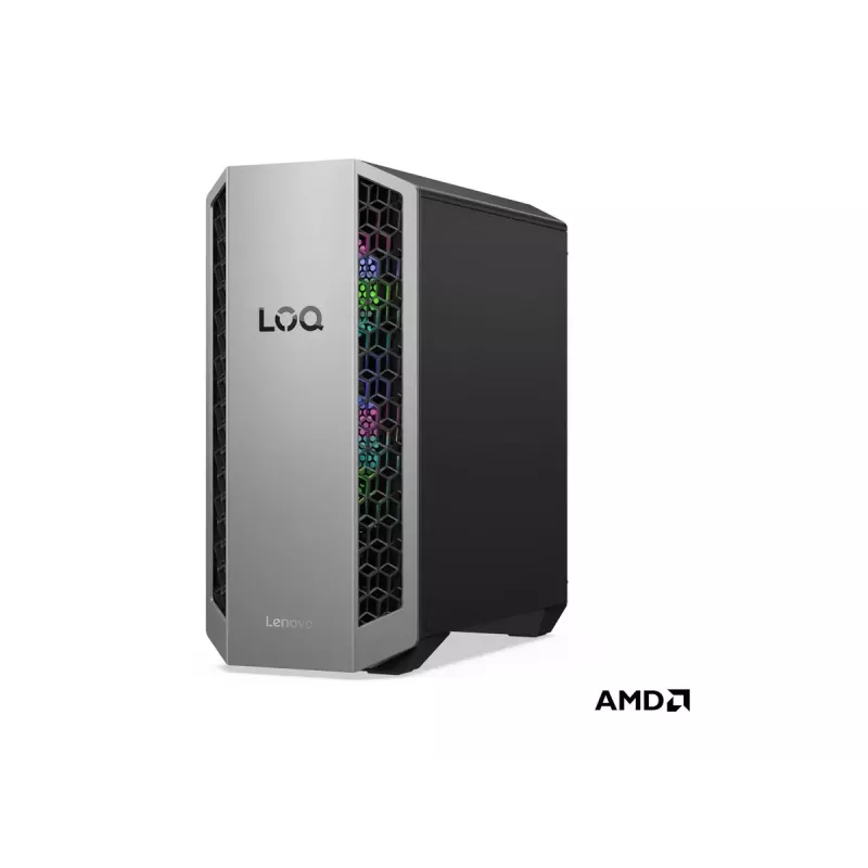 Desktop tower Lenovo LOQ 26ADR10 — AMD Ryzen 7 8745HX, 32 GB DDR5 (2×16 GB), 1 TB, NVIDIA GeForce RTX 5060 Ti, Windows 11 Home