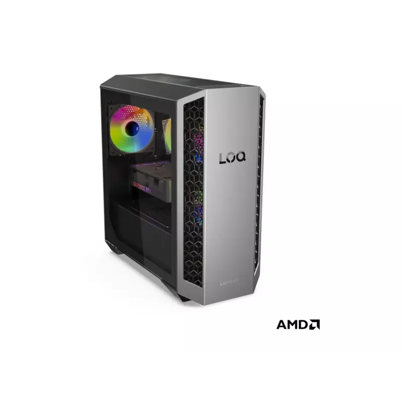 Desktop tower Lenovo LOQ 26ADR10 — AMD Ryzen 7 8745HX, 32 GB DDR5 (2×16 GB), 1 TB, NVIDIA GeForce RTX 5060 Ti, Windows 11 Home