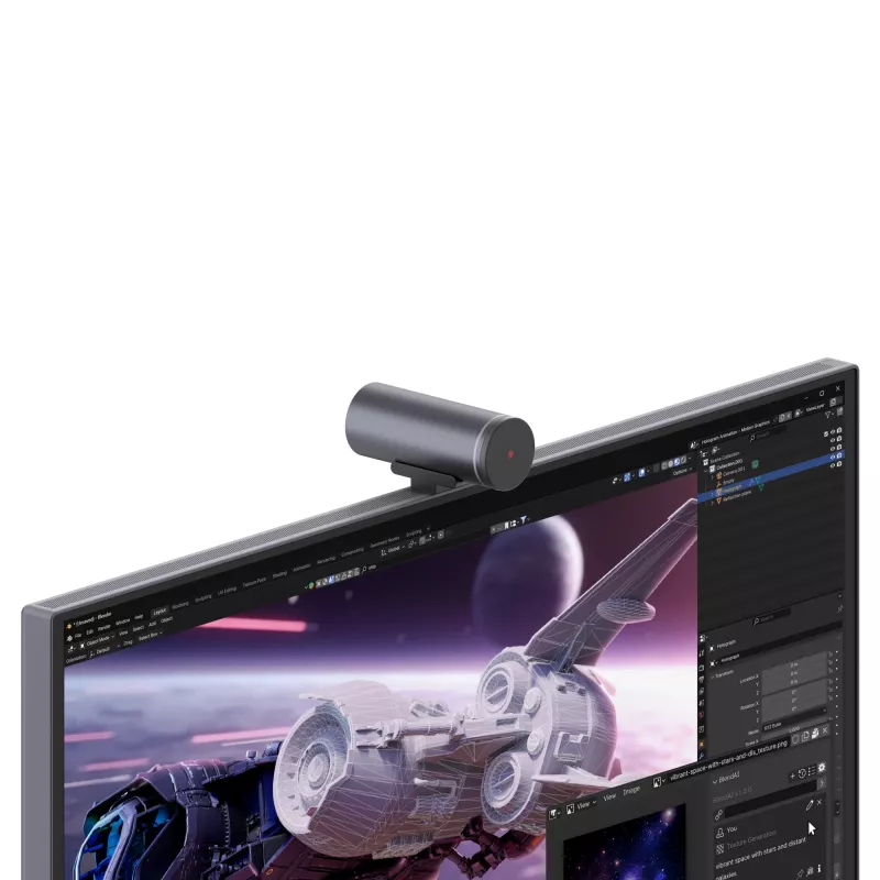 Monitor Lenovo Yoga Pro 27UD-10 — 26.5 inch QD-OLED 4K (3840×2160), 0.03 ms, USB-C hub, VESA, speakers, height adjustable, black