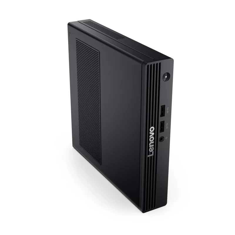 Mini PC Lenovo V100q 13GG Tiny Intel N100, 8GB DDR5 RAM, 256GB SSD, Wi‑Fi 6, German keyboard, black
