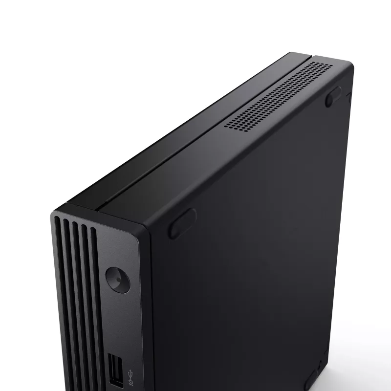 Mini PC Lenovo V100q 13GG Tiny Intel N100, 8GB DDR5 RAM, 256GB SSD, Wi‑Fi 6, German keyboard, black