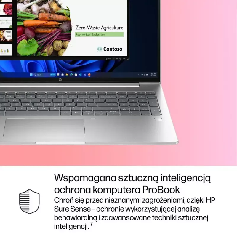 Laptop HP ProBook 4 G1i 16.0 inch WUXGA IPS, Intel Core Ultra 5 225H 14-core, 24GB DDR5, 512GB NVMe, Intel Arc 130T, Windows 11 Pro