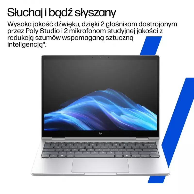 Laptop HP EliteBook 8 Flip G1i 13 Ultra — 13.3 inch WUXGA Touch IPS 400 nits, Ryzen 7 255U, 32GB LPDDR5x-7500, 1TB SSD, Intel Arc camera, 62Wh, Windows 11 Pro