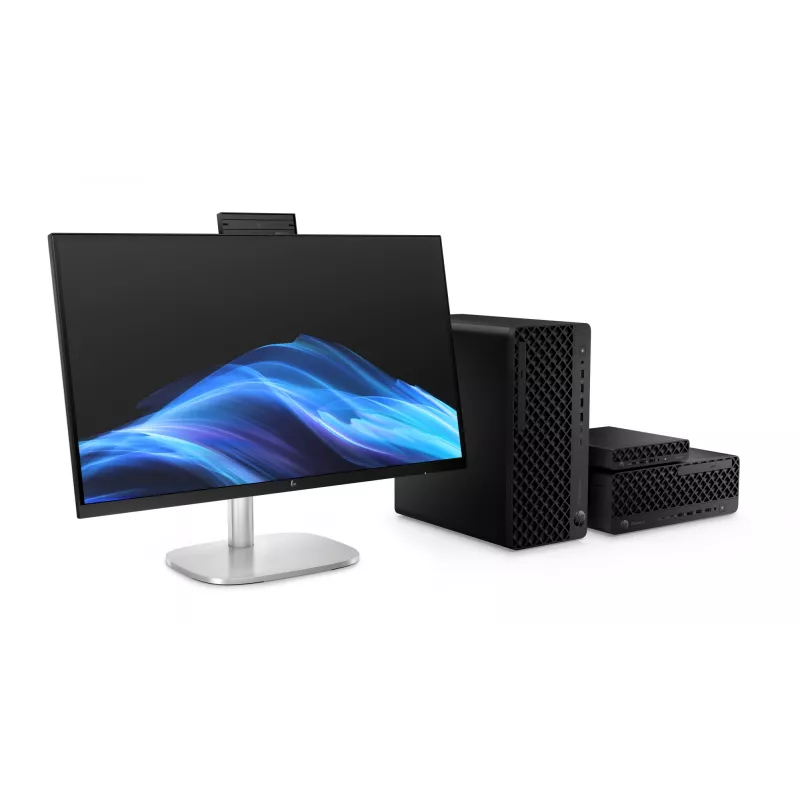 HP EliteStudio 8 AiO G1i U726532GB/512PC Intel Core Ultra 7 265 68.6 cm (27 inch) 2560 x 1440 pixels All-in-One PC 32 GB DDR5-SDRAM 512 GB SSD Windows 11 Pro Wi-Fi 7 (802.11be) AI PC Silver