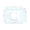 Mount ProDVX FM-10S — black monitor mount, 270×188×27.4 mm, 0.67 kg, 1 pc