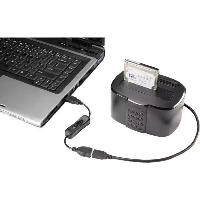 USB cable Renkforce RF-3322982 0.25m USB A Black