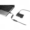 USB cable Renkforce RF-3322982 0.25m USB A Black
