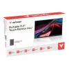 Portable monitor VERBATIM 13.3 inch WUXGA (1920x1200) IPS touchscreen, battery, USB-A/USB-C, 3.5mm, aluminium, 0.925 kg