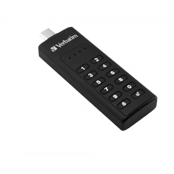 Verbatim Keypad Secure - USB 3.0 Drive with Password Protection and AES-256 HW encryption to protect your data - 64 GB - Black