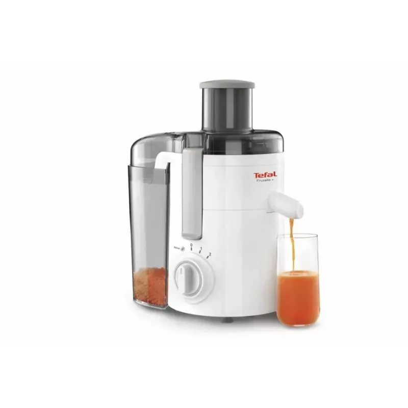 Electric tomato juicer Tefal Frutelia ZE370138 — white, step speed control
