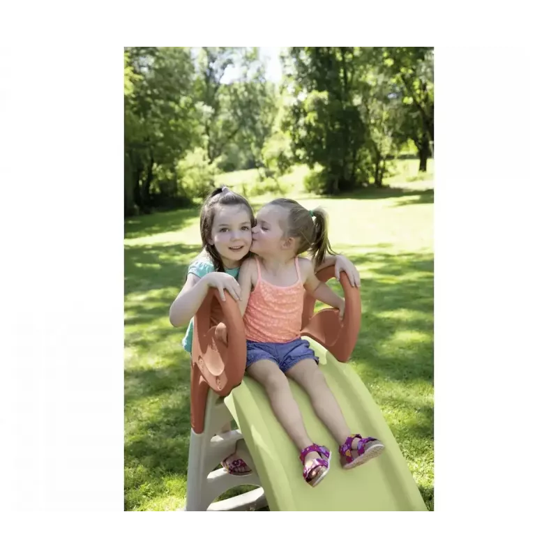 Outdoor play slide SMOBY Life Slide KS 820510 — children's plastic garden slide