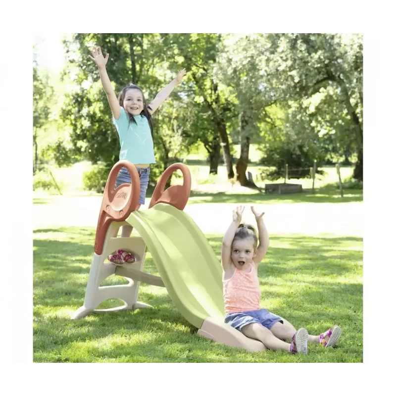 Outdoor play slide SMOBY Life Slide KS 820510 — children's plastic garden slide