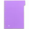 Divider Elba Oxford 400005445 — A4 polypropylene (PP), assorted colours, 6 pieces, 227×300 mm