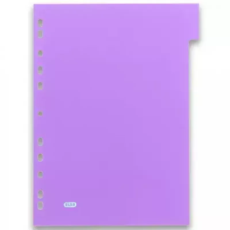Divider Elba Oxford 400005445 — A4 polypropylene (PP), assorted colours, 6 pieces, 227×300 mm
