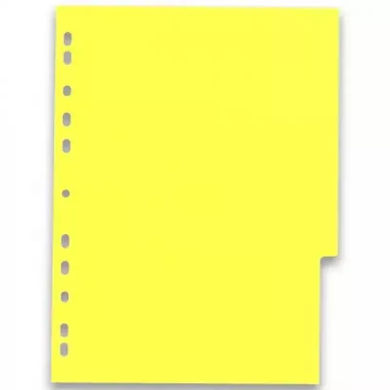 Divider Elba Oxford 400005445 — A4 polypropylene (PP), assorted colours, 6 pieces, 227×300 mm