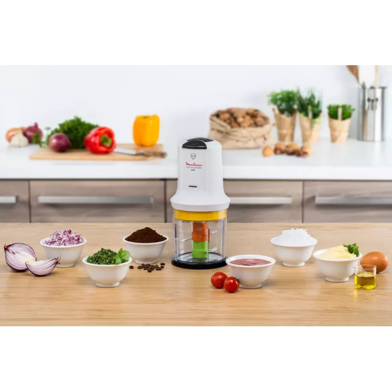 Electric Food Chopper Moulinex AT7231 0.5L 500W White