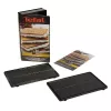 Replacement plate Tefal XA800512 for Snack Collection / SnackTime, black, 242×155×44 mm, pack of 2
