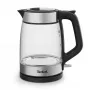 Tefal Glass Kettle KI605830 electric kettle 1.7 L 2200 W Black, Silver, Transparent