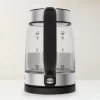Tefal Glass Kettle KI605830 electric kettle 1.7 L 2200 W Black, Silver, Transparent