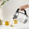 Tefal Glass Kettle KI605830 electric kettle 1.7 L 2200 W Black, Silver, Transparent