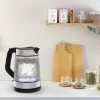Tefal Glass Kettle KI605830 electric kettle 1.7 L 2200 W Black, Silver, Transparent