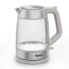 Tefal Glass Kettle KI605B30 electric kettle 1.7 L 2200 W Grey, Silver, Transparent