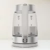 Tefal Glass Kettle KI605B30 electric kettle 1.7 L 2200 W Grey, Silver, Transparent