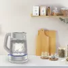 Tefal Glass Kettle KI605B30 electric kettle 1.7 L 2200 W Grey, Silver, Transparent